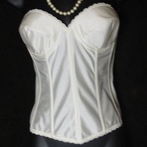 VTG 80s Empire Intimates Bustier-Steampunk, Bridal